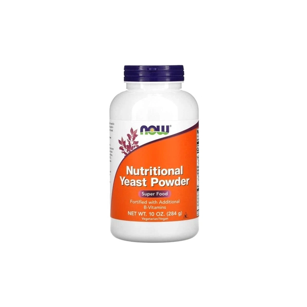 Трави Now Foods Сухі харчові дріжджі, Nutritional Yeast Powder, 284 гр (NOW-02460) - зображення 1