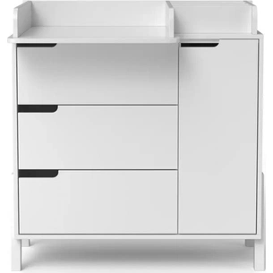 Комод-пеленатор Angelo Магія Плюс (з органайзером) білий 90х51х90 (19035) зображення 1