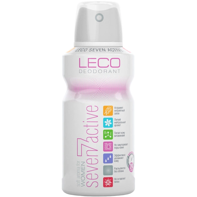 Антиперспірант Leco Seven Active For Women 150 мл (XL 10002) - изображение 1