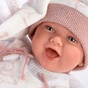 Пупс Llorens Mimi sonrisas capazo ciguena rosa, 42 см (74006) - зменшене зображення 6