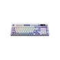 Клавіатура Ajazz AK980 Clear Sky Switch Purple RGB USB/Wireless/Bluetooth UA Purple (AK980-CS-PWB) - зменшене зображення 5