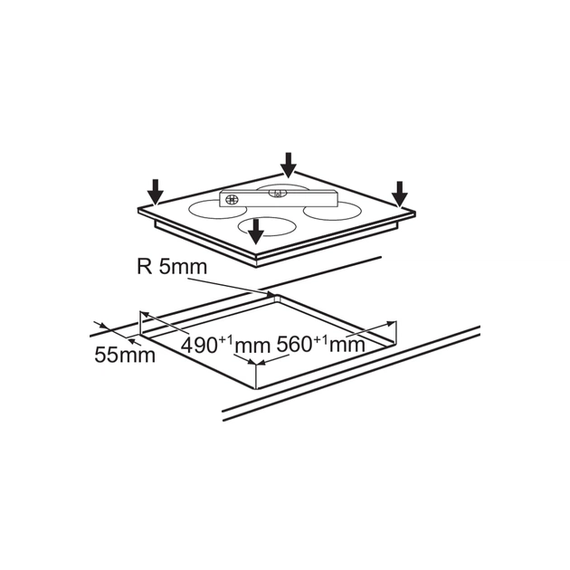 Варочна поверхня Electrolux EHF6240XXK - picture 6