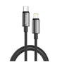 Дата кабель USB-C to Lightning 2.0m PD30W zinc alloy braided black ColorWay (CW-CBPDCL099-BK) - зменшене зображення 1