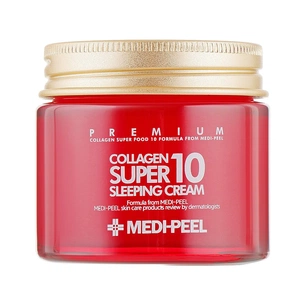 Крем для обличчя Medi-Peel Collagen Super10 Sleeping Cream Омолоджувальний нічний з колагеном 70 мл (8809409342382) зображення 1