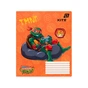Зошит Kite Ninjia Turtles, 18 аркушів, клітинка (NT26-236) - зменшене зображення 9