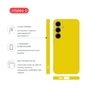 Чехол для мобильного телефона Intaleo Silicone Samsung Galaxy S24 Yellow (1283126600319) - уменьшенное изображение 4