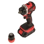 Шуруповерт Vitals Master, AU 1835aq BL Kit, 18V, АКБ 2x2Ah, 35Нм, 500·1500об/хв, кейс, 1.43кг (235977) - зменшене зображення 7
