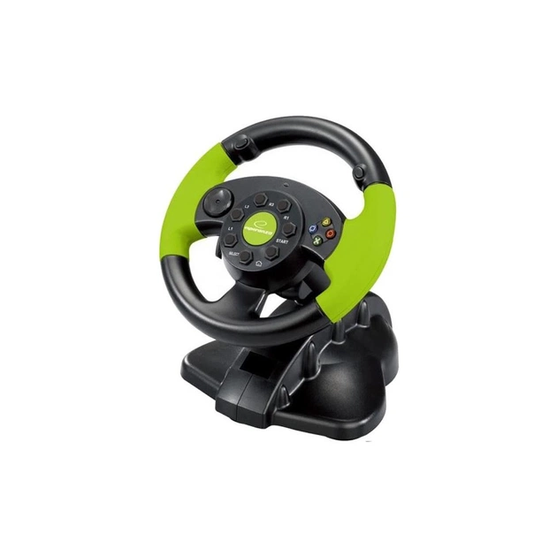 Кермо Esperanza PC/PS3/XBOX 360 Black-Green (EG104) - зображення 1
