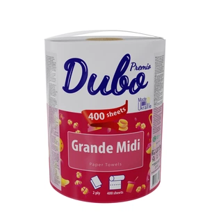 Паперові рушники Диво Premio Grande Midi 2 шари 400 відривів 1 рулон (4820003838518) зображення 1