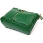 Сумка Vintage Через плече із натуральної шкіри Зелена (22097) - зменшене зображення 6
