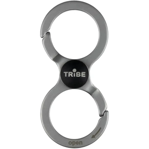 Карабін туристичний Tribe Twin Lock (T-LB-0007-metal) зображення 1