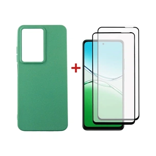 Чохол до мобільного телефона Dengos Oppo A5 4G Case Soft + 2 Glass (Mint) (DG-CTG2P-27) зображення 1