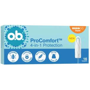 Тампони o.b. ProComfort Super 16 шт. (3574661331164/3574661900469) зображення 1