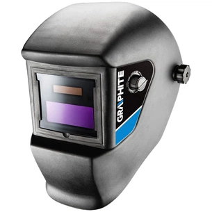 Маска зварювальника Graphite автозатемніння, 1/15000 сек, два датчики дуги, регулювання с (56H822) зображення 1