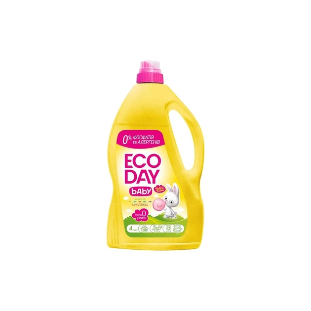 Гель для прання Oniks Eco Day Universal Baby 4 кг (4820191760998) - зображення 1