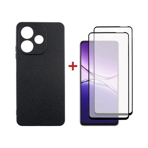 Чохол до мобільного телефона Dengos Oppo A5 Pro Case Soft + 2 Glass (Black) (DG-CTG2P-22) зображення 1