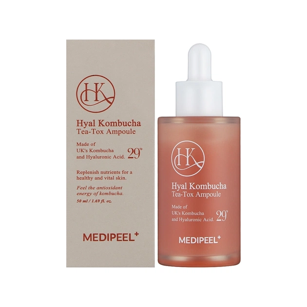 Сироватка для обличчя Medi-Peel Hyal Kombucha Tea-Tox Ampoule 50 мл (8809409346458) - зображення 1