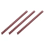 Пружина пластиковая 2E A4, 16 мм, темно-бордовая, 100шт (2E-PL16-100MR) - уменьшенное изображение 1