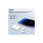 Адаптер Lightning to Lightning 12W + Lightning audio Promate (medialink-i2i) - зменшене зображення 8