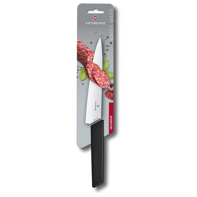 Кухонний ніж Victorinox Swiss Modern Carving 19см Black (6.9013.19B) - зображення 1