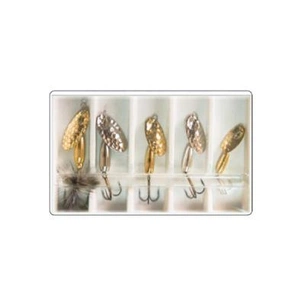 Блешня Lineaeffe вертушка набір 5 шт. різних забарвлень (срібло, золото) (5026060) зображення 1