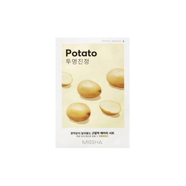 Маска для обличчя Missha Airy Fit Potato Sheet Mask Картопля 19 г (8809581454767) - изображение 1