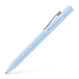 Ручка кулькова Faber-Castell автоматична Grip 2010, корпус блакитний, стрижень синій М (0.7 мм) (32577) - зменшене зображення 1
