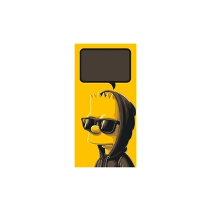 Картина по номерам ArtCraft Барт Сімпсон листівка 40х80 см (16113-AC) зображення 1