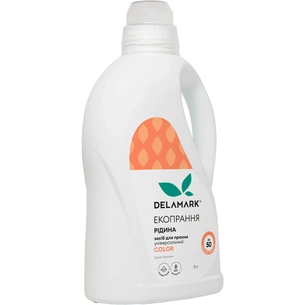 Гель для прання DeLaMark Color рідина 2 л (4820152330864) зображення 1