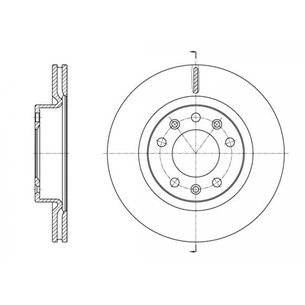 Гальмівний диск REMSA 61584.10 зображення 1