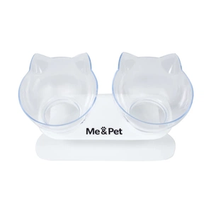 Посуд для котів Me&Pet Миски з підставкою прозорі (NMP060) изображение 1