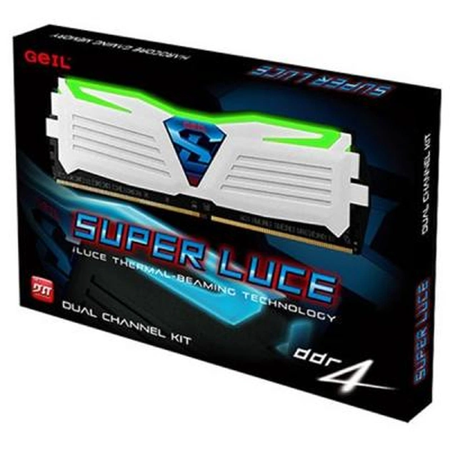 Модуль пам'яті для комп'ютера DDR4 8GB (2x4GB) 2400 MHz Super Luce White Geil (GLWG48GB2400C16DC) - изображение 1
