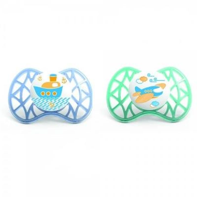 Пустушка Nuvita Air 6м+ 2шт. для хлопчика (NV7080Blue) - зображення 1