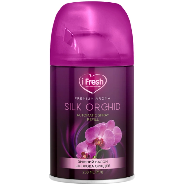 Освіжувач повітря iFresh Premium Aroma Silk Orchid Змінний балон 250 мл (4820268100153) - picture 1