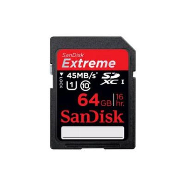 Карта пам'яті SanDisk 64Gb SDXC eXtreme Class 10 (SDSDX-064G-X46) - зображення 1