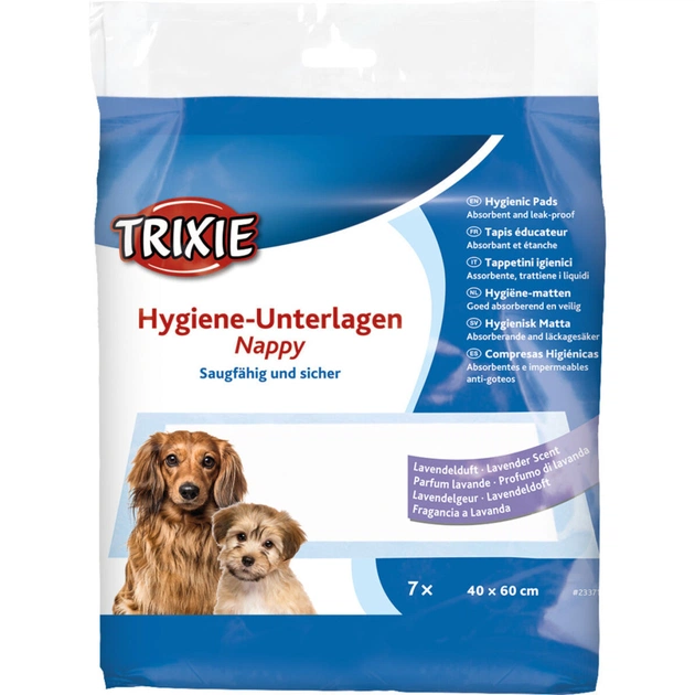 Пеленки для собак Trixie с запахом лаванды 40х60 см 7 шт (4047974233719) - изображение 1