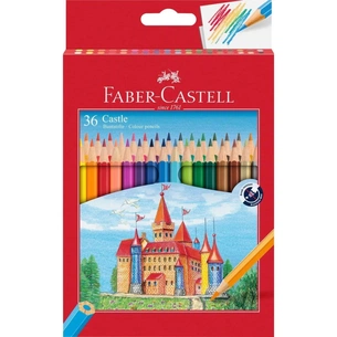 Карандаши цветные Faber-Castell Замок 36 кольорів 120136 (5516) изображение 1