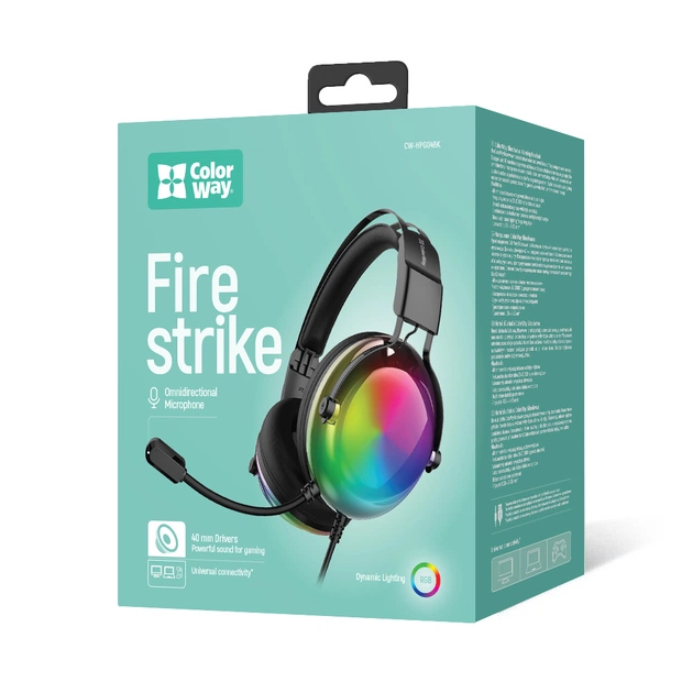 Гарнітура СolorWay Firestrike RGB Black (CW-HPG04BK) - зображення 5
