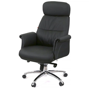 Офісне крісло Аклас Драгобрат, AL MB, Шкіра LC-A Black/PU Black (00179840) зображення 1