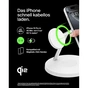 Зарядний пристрій Belkin 3in1 Magnetic Pad Qi2 15W White (WIZ032KQWH) - зменшене зображення 2