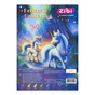 Кольоровий картон ZiBi набір кольорового картону та паперу UNICORN, А4, 9 арк. картону + 9 арк. паперу (ZB.1968-07) - зменшене зображення 2