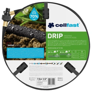 Шланг для поливу Cellfast DRIP для краплинного поливу, 1/2', 15м (19-002) зображення 1
