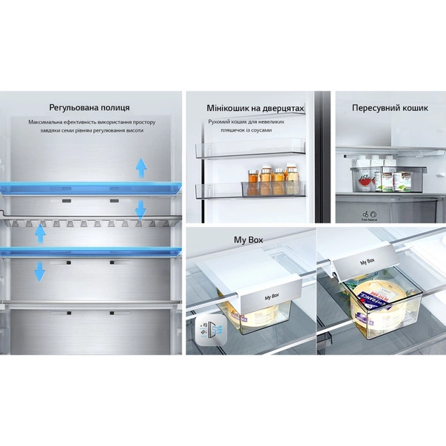Холодильник LG GC-B509ETKM - зображення 7