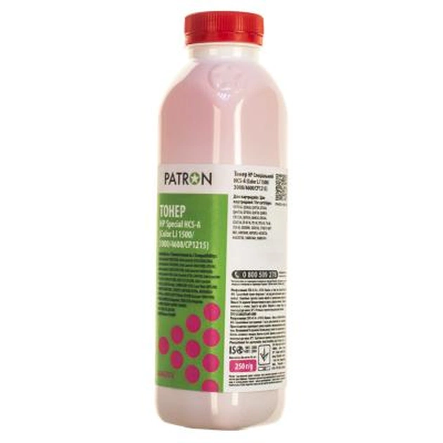 Тонер HP CLJ 1500/3000/4600/CP1215) MAGENTA 250г Patron (HCS-A-M-250) - picture 2