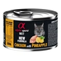 Консерви для котів Alpha Spirit Chicken with Pineapple for Adult Cat 200 г (8436586310363) - зменшене зображення 1