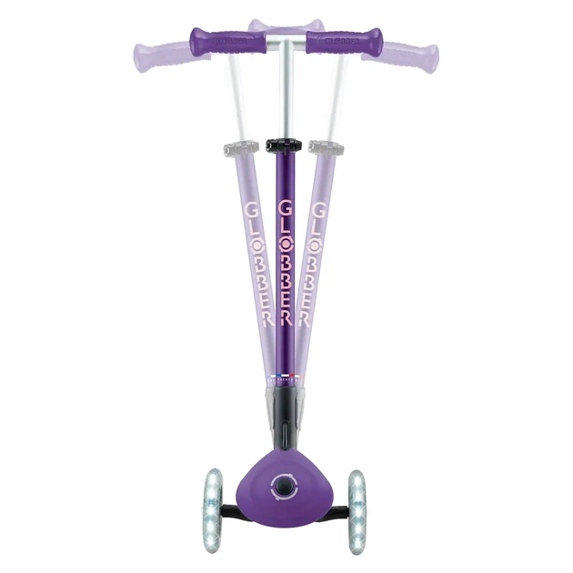 Самокат Globber серії Elite Lights фіолетово-рожевий Колеса з підсвічуванням (439-603-3) - изображение 7