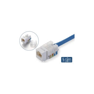Модуль Keystone RJ45 UTP кат. 6, Slim, 110 IDC Kingda (KD-KJ2085UC6) picture 1