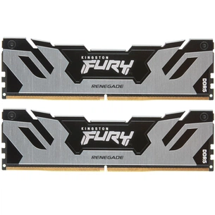 Модуль пам'яті для комп'ютера DDR5 96GB (2x48GB) 6000 MHz Renegade Silver XMP Kingston Fury (ex.HyperX) (KF560C32RSK2-96) изображение 1
