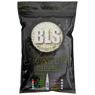 Страйкбольні кульки BLS Bio-Tracer Green 6 мм 0,20 г 2000 шт (1928.00.14) зображення 1