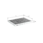Фільтр салону ALPHA FILTER AF5266a - зменшене зображення 1